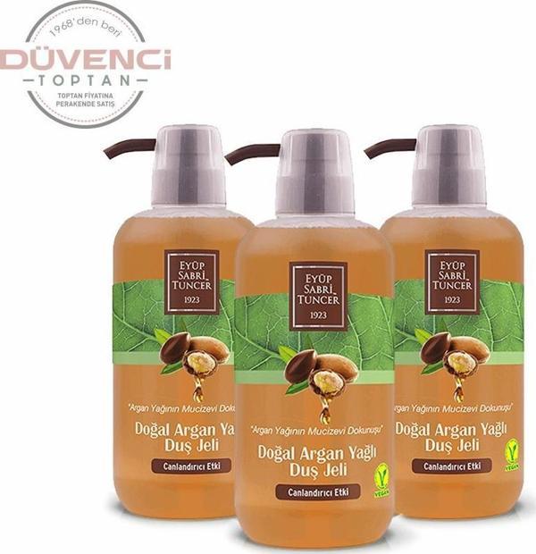 Düvenci Toptan Eyüp Sabri Tuncer Argan Yağlı Duş Jeli Seti 3' lü Paket - Image 1