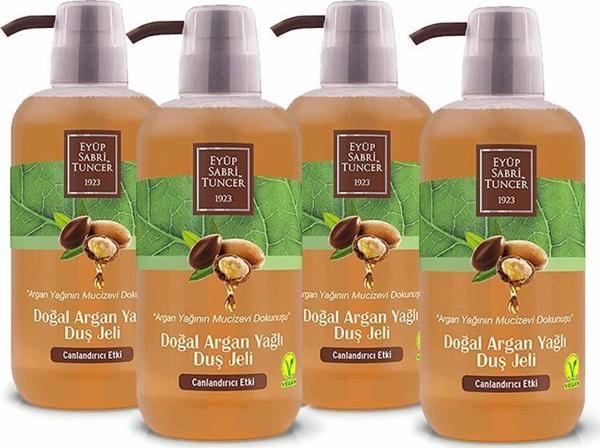 Düvenci Toptan Eyüp Sabri Tuncer Argan Yağlı Duş Jeli Seti 4' lü Paket - Image 1