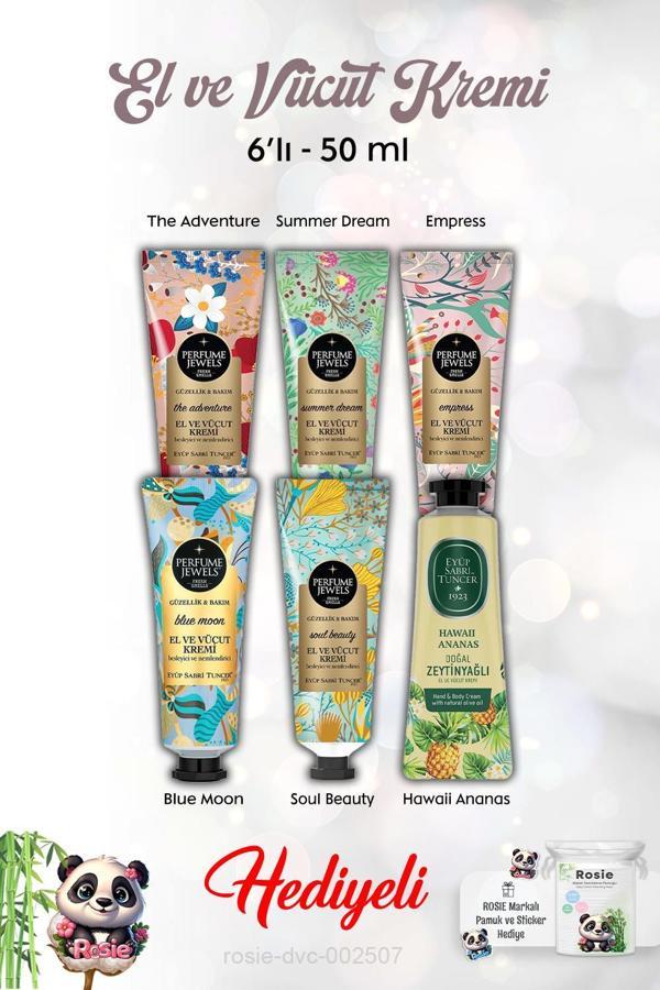 El Kremi 6'lı 50 ml Blue Moon, Hawaii Ananas, Empress, Summer Dream, The Adventure, Soul Beauty ve Rosie - Image 1