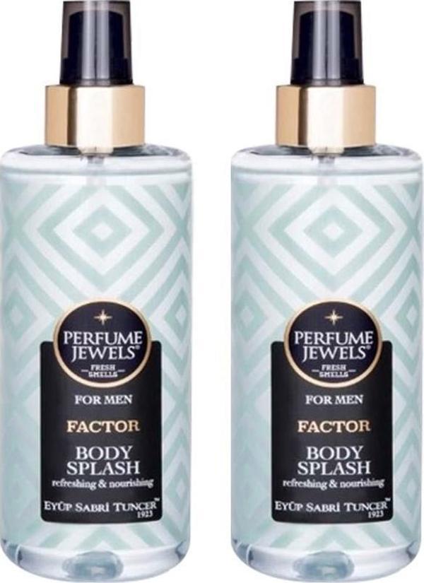 Eyüp Sabri Tuncer Body Splash Factor 250 ml X 2 - Image 1