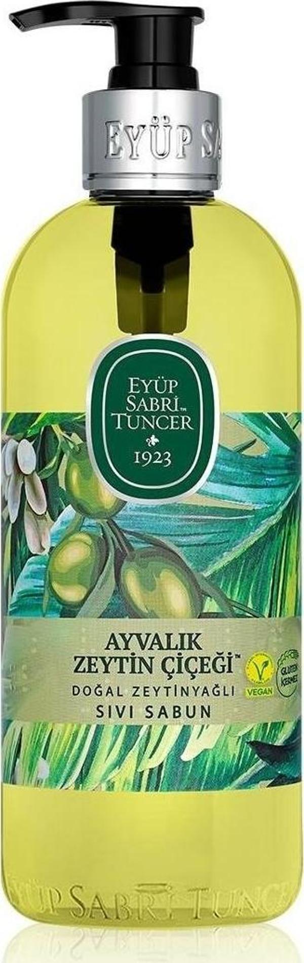 Eyüp Sabri Tuncer Ayvalık Zeytin Çiçeği Doğal Zeytinyağlı Sıvı Sabun 500 ml - Image 1
