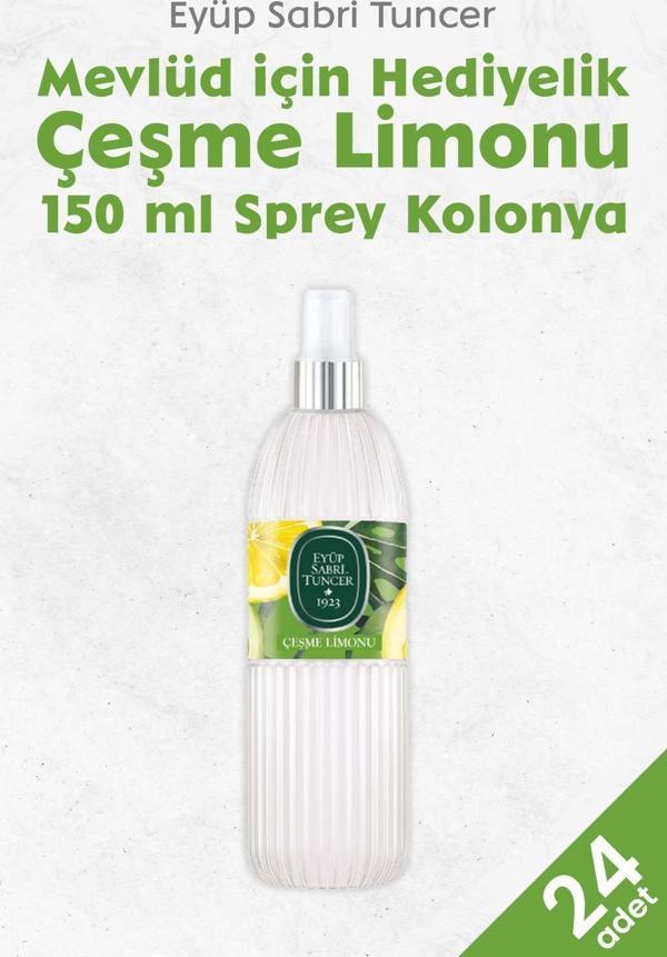 Eyüp Sabri Tuncer Çeşme Limonu 150 ml Sprey x 24 adet - Image 1