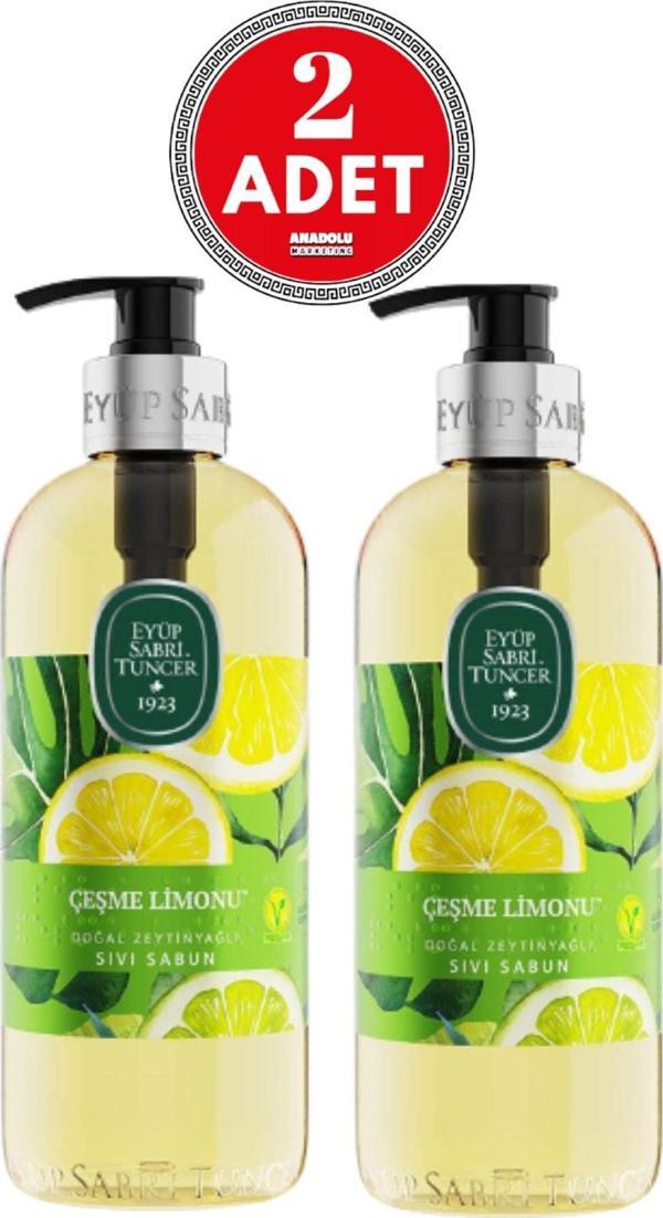Eyüp Sabri Tuncer Çeşme Limonu Sıvı Sabun 500 ml x 2 Adet - Image 1