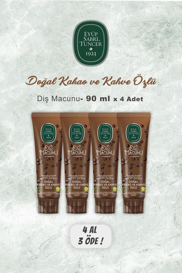 4 AL 3 ÖDE Eyüp Sabri Tuncer Diş Macunu Kakao Özlü  90 ml - Image 1
