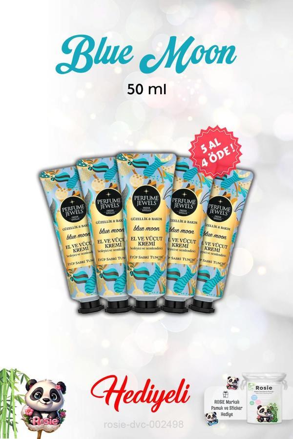 5 AL 4 ÖDE Blue Moon El Ve Vücut Kremi 50 Ml ve Rosie - Image 1