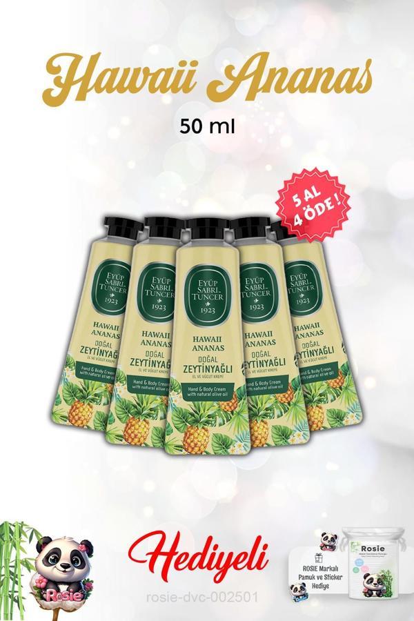 5 AL 4 ÖDE Hawaii Ananas El Ve Vücut Kremi 50 Ml ve Rosie - Image 1
