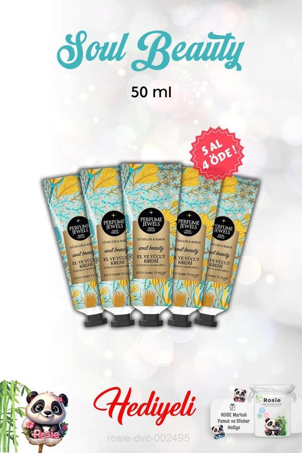 5 AL 4 ÖDE Soul Beauty El Ve Vücut Kremi 50 Ml ve Rosie - Image 1