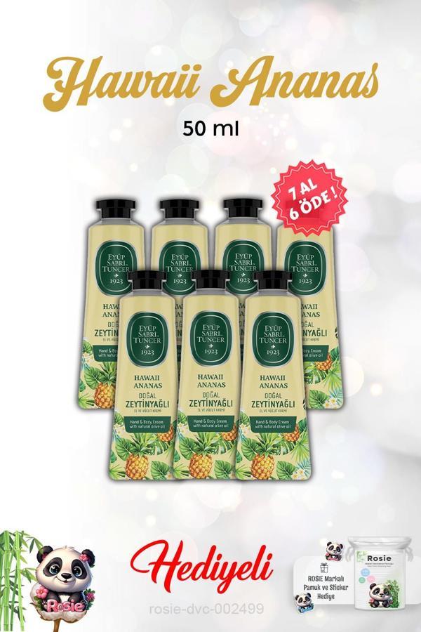 50 ml El Ve Vücut Kremi Hawaii Ananas 7 AL 6 ÖDE ve Rosie - Image 1