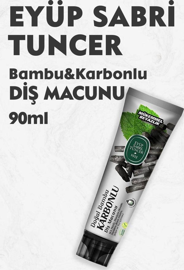 Eyüp Sabri Tuncer Diş Macunu Bambu Karbonlu 90 ml - Image 1