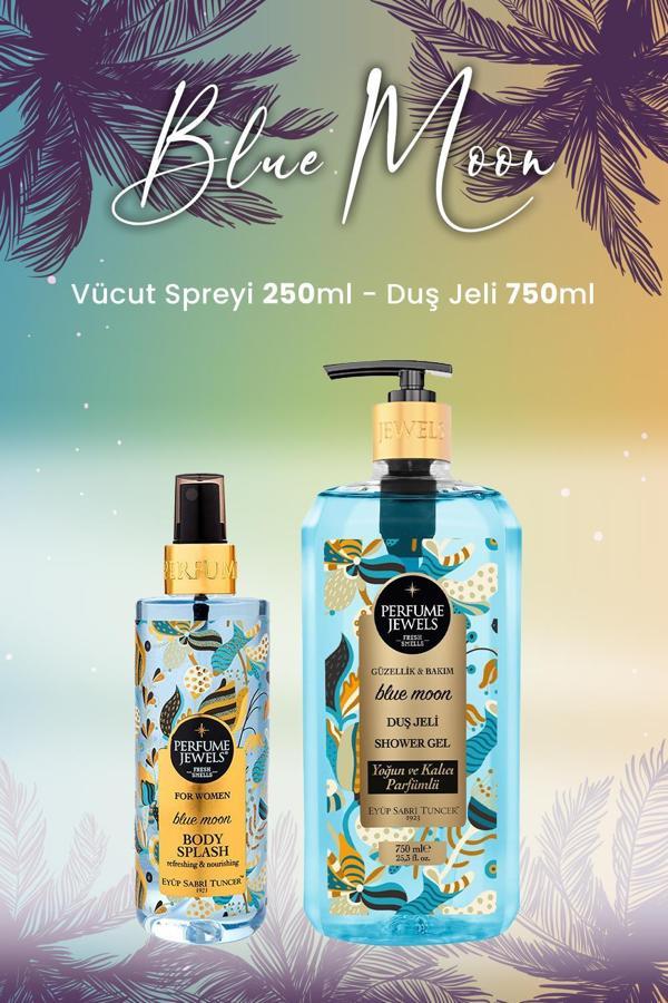 Eyüp Sabri Tuncer Blue Moon Vücut Spreyi 250 ml ve Duş Jeli 750 ml - Image 1