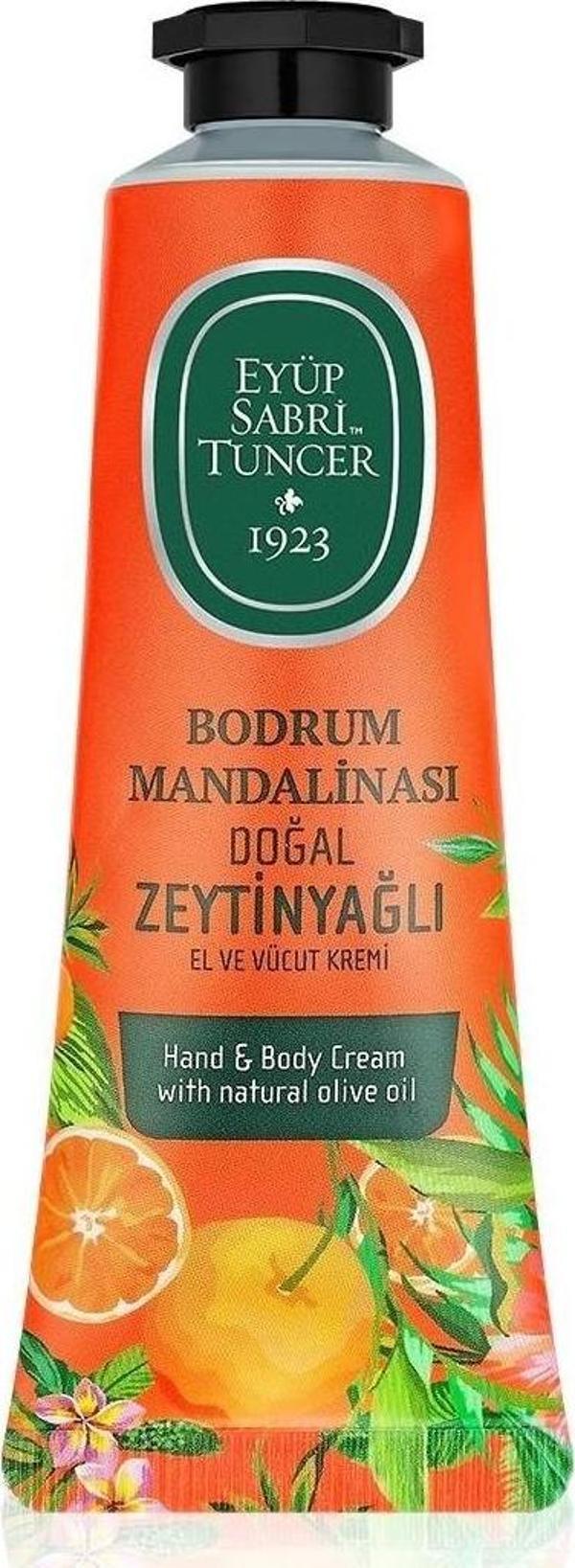 Eyüp Sabri Tuncer Bodrum Mandalinası Doğal Zeytinyağlı El Ve Vücut Kremi 50 Ml - Image 1