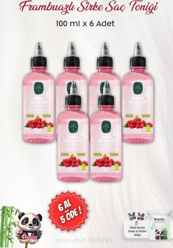 6 AL 5 ÖDE Eyüp Sabri Tuncer Sirke Saç Toniği Frambuazlı 100 ml ve ROSIE - Image 1