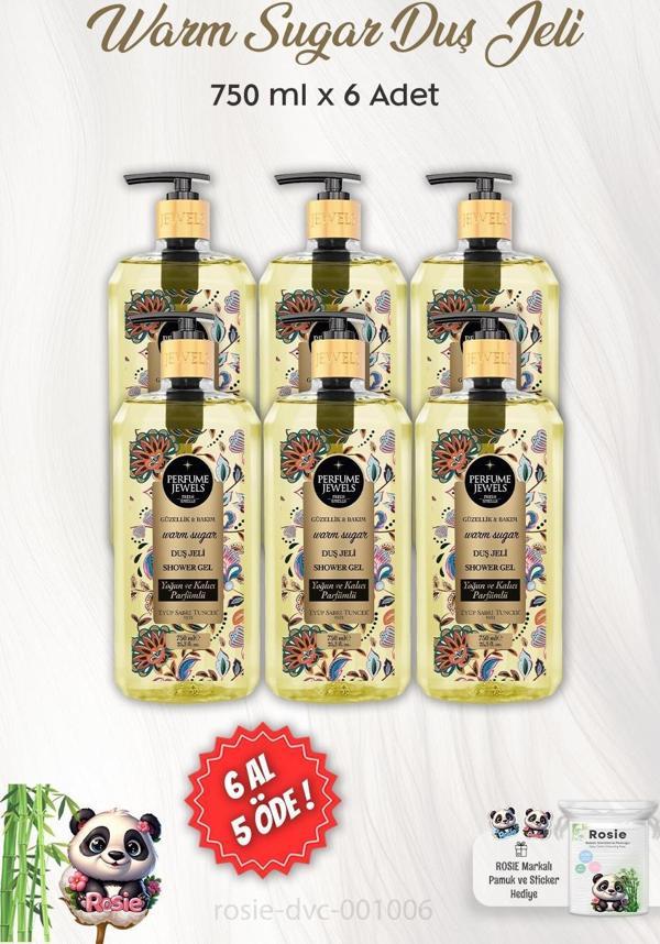 6 AL 5 ÖDE Eyüp Sabri Tuncer Warm Sugar Duş Jeli 750 ml ve ROSIE - Image 1