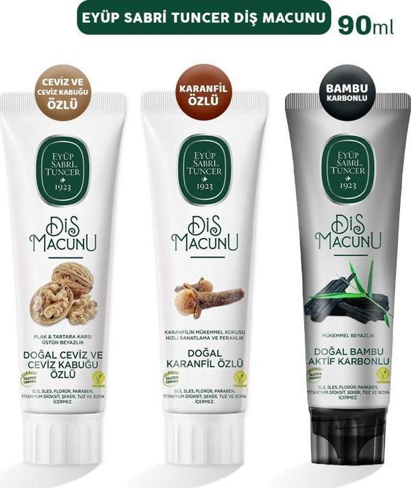 Eyüp Sabri Tuncer Diş Macunu Karanfil, Bambu ve Ceviz 90 ml - Image 1