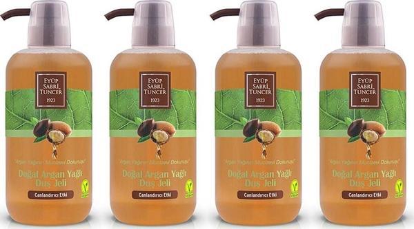 Eyüp Sabri Tuncer Doğal Argan Yağlı Duş Jeli 600 Ml Pet Şişe X 4 Adet - Image 1