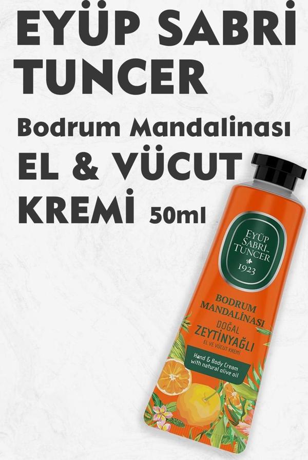Eyüp Sabri Tuncer El ve Vücut Kremi Bodrum Mandalinası 50 ml - Image 1