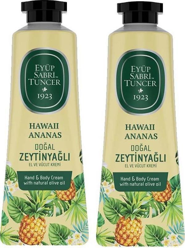 Eyüp Sabri Tuncer El ve Vücut Kremi Havaii Ananas 50 ml x 2 - Image 1