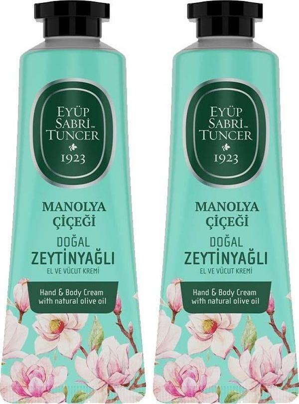 Eyüp Sabri Tuncer El ve Vücut Kremi Manolya Çiçeği 50 ml X 2 - Image 1