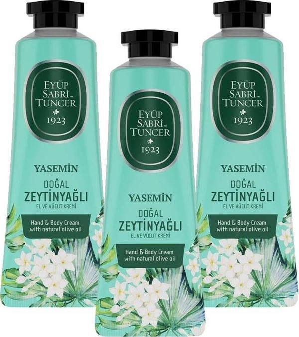 Eyüp Sabri Tuncer El ve Vücut Kremi Yasemin 50 ml x 3 - Image 1