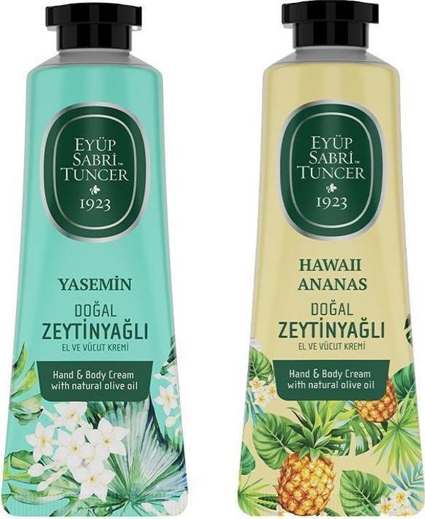 Eyüp Sabri Tuncer El ve Vücut Kremi Yasemin ve Havaii Ananas 50 ml - Image 1