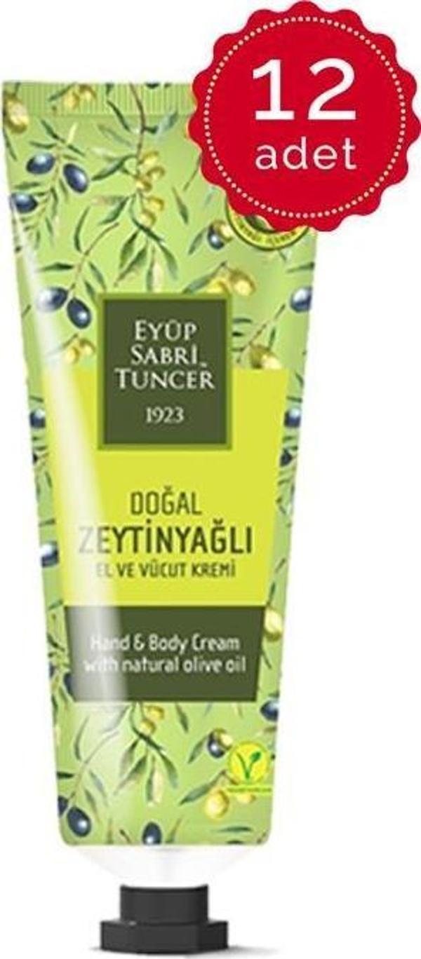 Eyüp Sabri Tuncer Doğal Zeytinyağlı El Ve Vücut Kremi 50 Ml Tüp x 12 Adet - Image 1