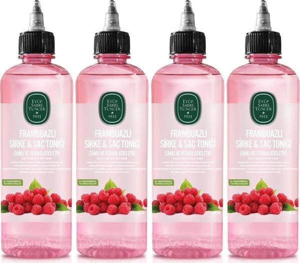 Eyüp Sabri Tuncer Frambuazlı Sirke & Saç Toniği 500 ml x 4 - Image 1