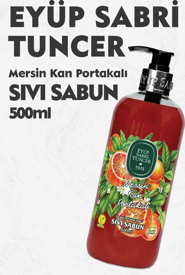 Eyüp Sabri Tuncer Mersin Kan Portakalı Sıvı Sabun 500 ml - Image 1