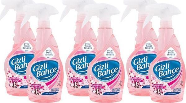 Eyüp Sabri Tuncer Gizli Bahçe Oda Kokusu Japon Kiraz Çiçeği 500 ml x 6 - Image 1