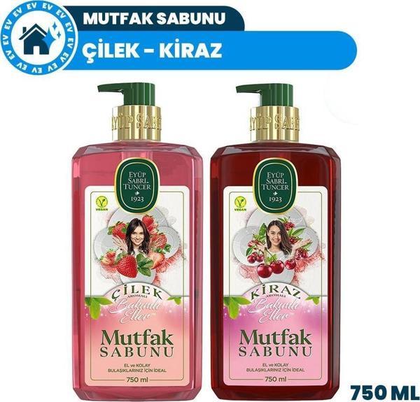 Eyüp Sabri Tuncer Mutfak Sabunu Çilek ve Kiraz 750 ml - Image 1