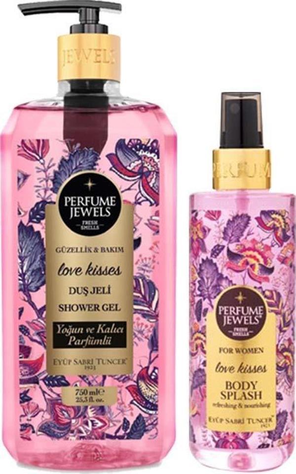 Eyüp Sabri Tuncer Love Kisses Duş Jeli 750 ml Ve Pj Body Splash Love Kisses 250 ml - Image 1