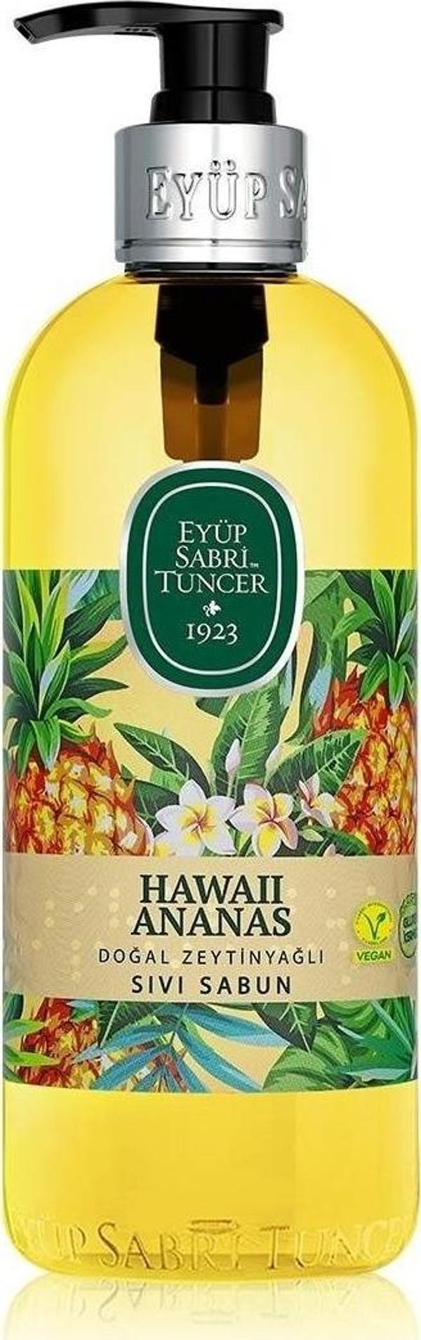 Eyüp Sabri Tuncer Hawaii Ananas Doğal Zeytinyağlı Sıvı Sabun 500 Ml - Image 1