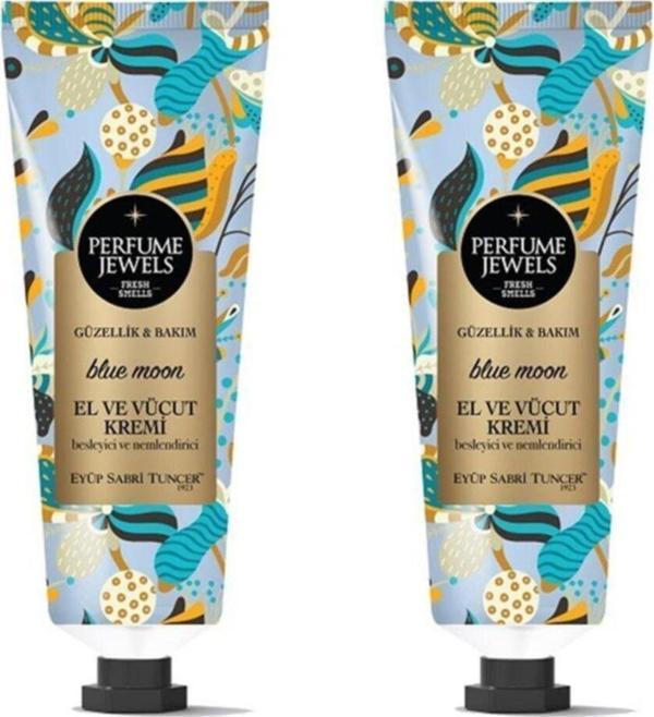Eyüp Sabri Tuncer Perfume Jewels Blue Moon El ve Vücut Kremi 50 ML x 2 - Image 1