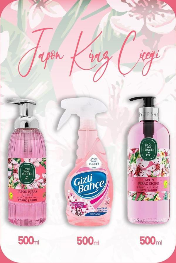 Eyüp Sabri Tuncer Zeytinyağlı Japon Kiraz Çiçeği Seti 6 - Image 1