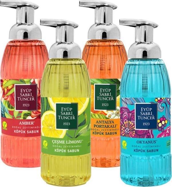 Eyüp Sabri Tuncer Zeytinyağlı Köpük Sabunları Paketi 500 ML - Image 1
