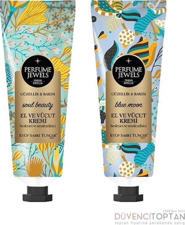 Eyüp Sabri Tuncer Perfume Jewels Soul Beauty ve Blue Moon El ve Vücut Kremi 50 ml - Image 1
