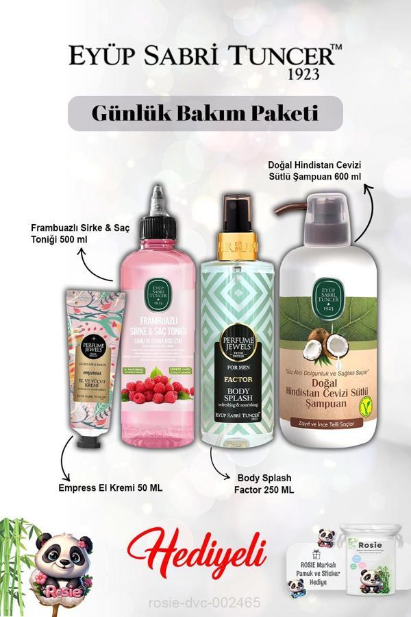 Frambuaz Tonik, Krem The Empress, Hindistan Cevizli Şampuan, Vücut Spreyi Splash Factor ve Rosie - Image 1