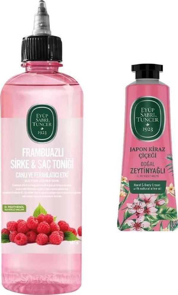 Frambuazlı Sirke & Saç Toniği 500 ml Ve Japon Kiraz Çiçeği 50 ml - Image 1