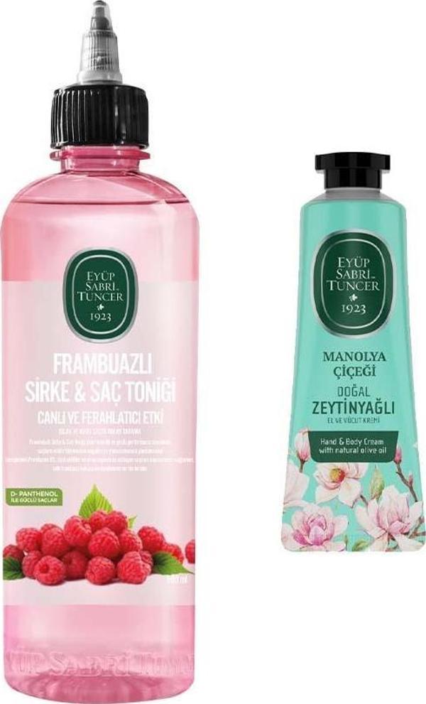 Frambuazlı Sirke & Saç Toniği 500 ml Ve Manolya Çiçeği 50 ml - Image 1