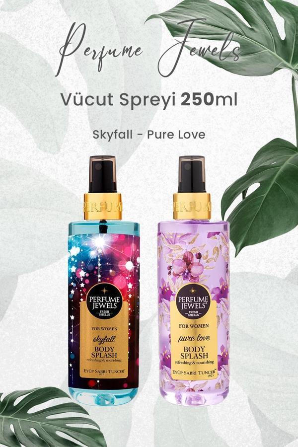 Eyüp Sabri Tuncer Vücut Spreyi Skyfall 250 ml ve Pure Love 250 ml - Image 1