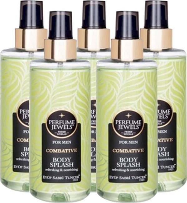 Eyüp Sabri Tuncer Pj Body Splash Combative Erkek 250 ml X 5 - Image 1