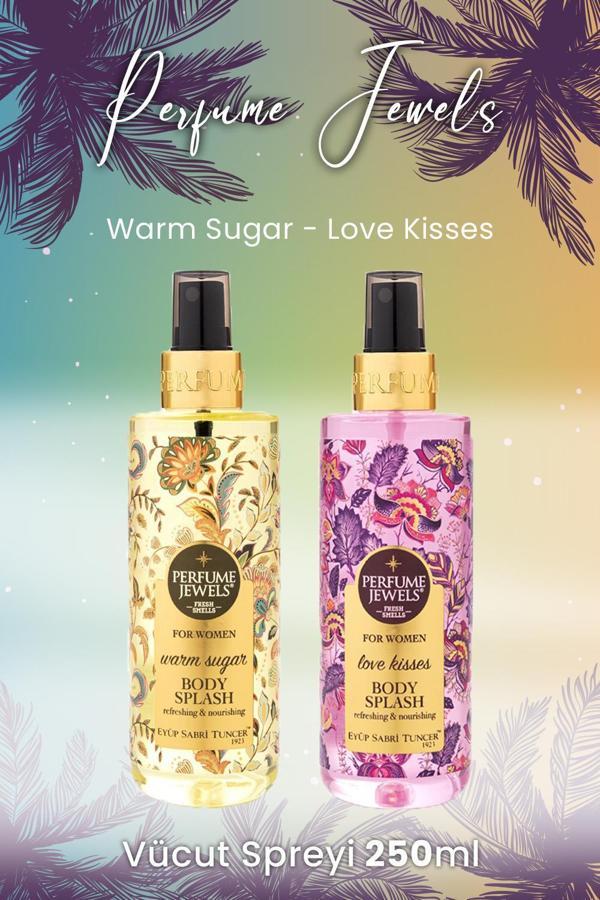 Eyüp Sabri Tuncer Pj Body Splash Warm Sugar 250 ml ve Love Kisses 250 ml - Image 1