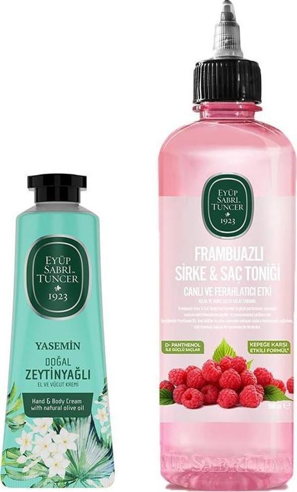 Frambuazlı Sirke & Saç Toniği ve El ve Vücut Kremi Yasemin - Image 1