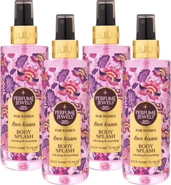 Eyüp Sabri Tuncer Pj Body Splash Love Kisses 250 ml X 4 - Image 1