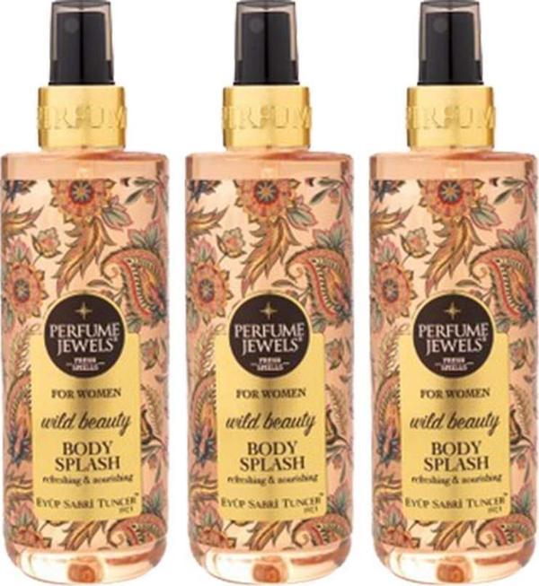 Eyüp Sabri Tuncer Pj Body Splash Wild Beauty 250 ml X 3 - Image 1