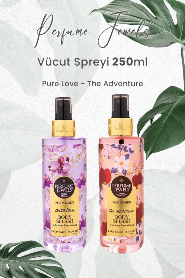 Eyüp Sabri Tuncer Pj Body Splash Pure Love 250 ml ve The Adventure 250 ml - Image 1