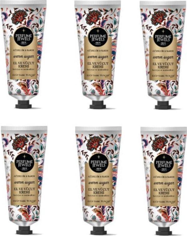 Eyüp Sabri Tuncer Pj El Ve Vücut Kremi Warm Sugar 50 Ml x 6 - Image 1