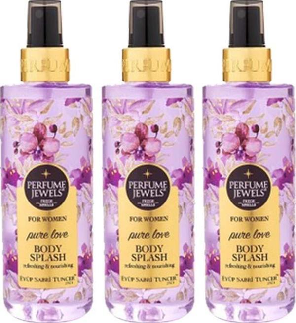 Eyüp Sabri Tuncer Pj Body Splash Pure Love 250 ml X 3 - Image 1