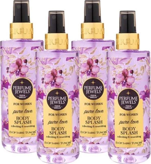 Eyüp Sabri Tuncer Pj Body Splash Pure Love 250 ml X 4 - Image 1