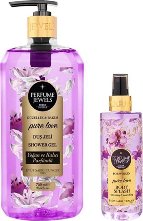 Eyüp Sabri Tuncer Pure Love Duş Jeli 750 ml Ve Pj Body Splash Pure Love 250 ml - Image 1