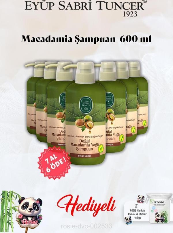 Macadamia Yağlı Şampuan 7 AL 6 ÖDE ve Rosie Hediye - Image 1